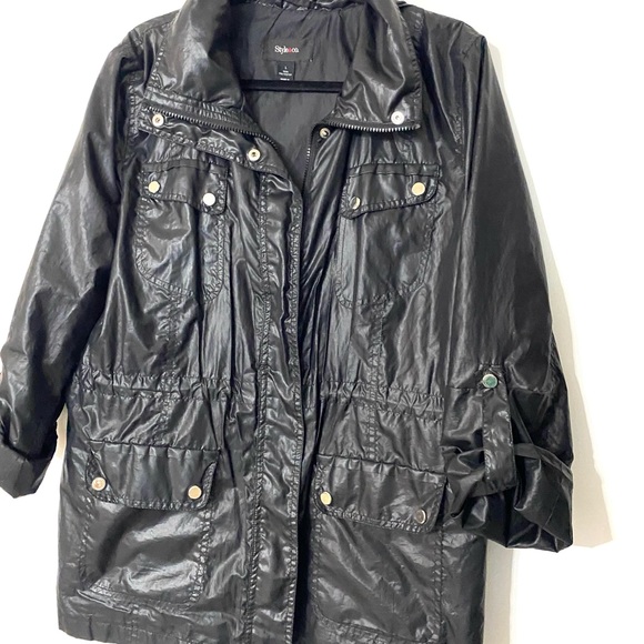 STYLE & Co. rain wind coat - Picture 7 of 12